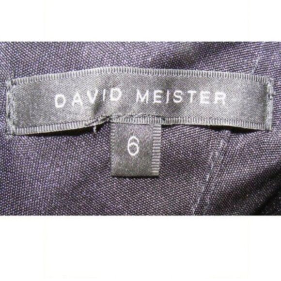 DAVID MEISTER Halter Dress, 6, Silver Leopard, Tie Back, Shimmery, Spots - Picture 11 of 12